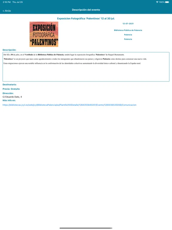Bibliotecas Castilla y León iPad  スクリーンショット
