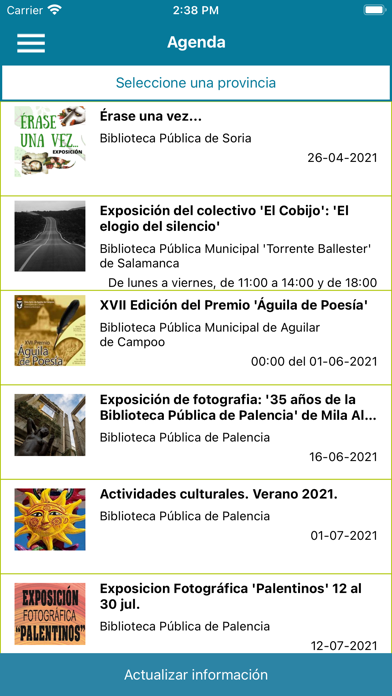 Скриншоты Bibliotecas Castilla y León