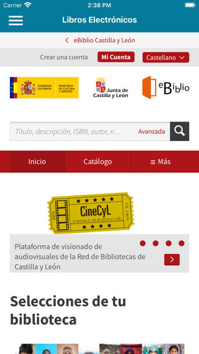 Скриншоты Bibliotecas Castilla y León