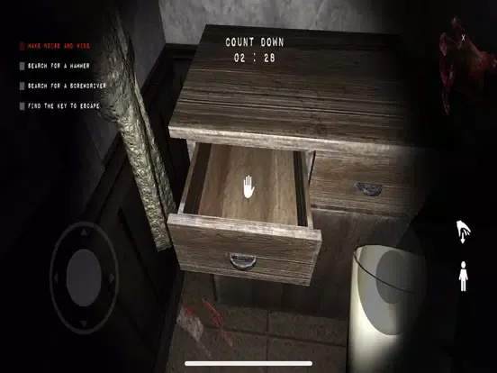 Tangkapan skrin NextBots Obunga Backroom iPad 