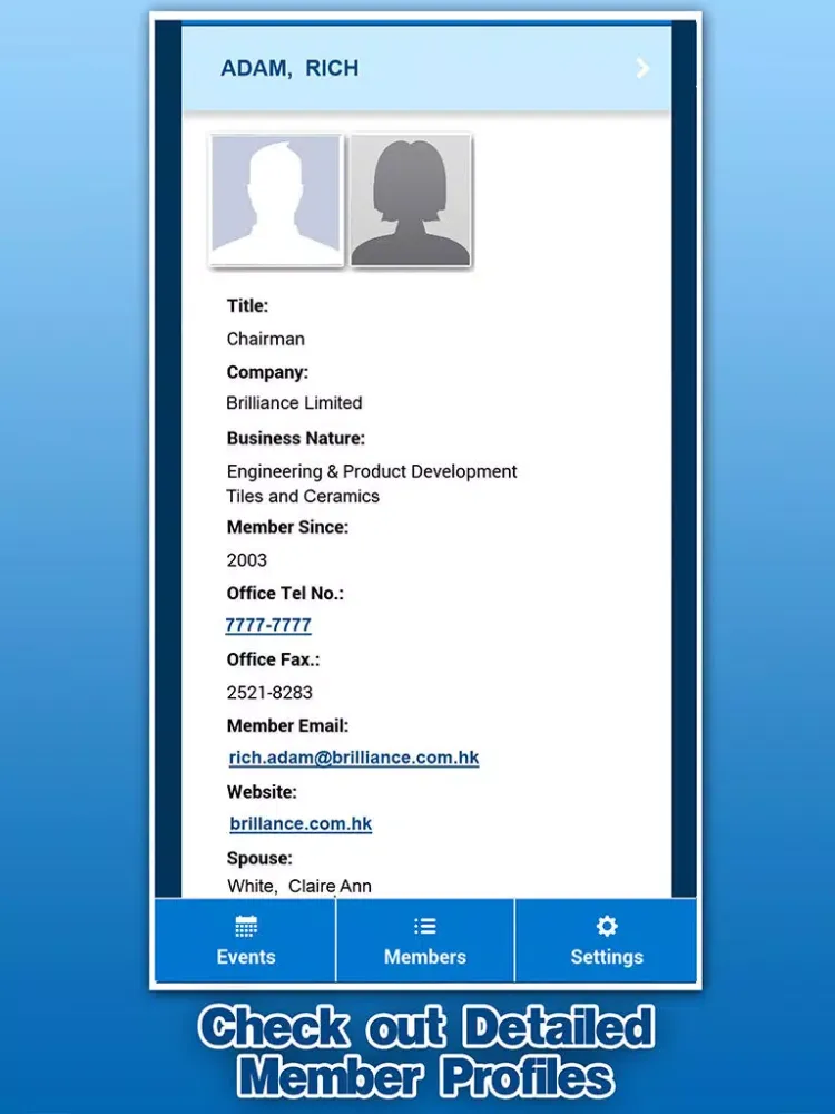 Скриншоты YPO Hong Kong iPad 