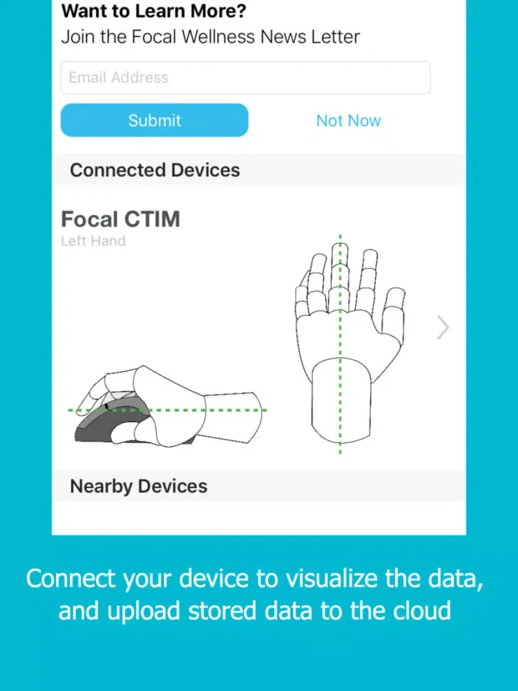 Tangkapan layar Focal Wellness iPad 
