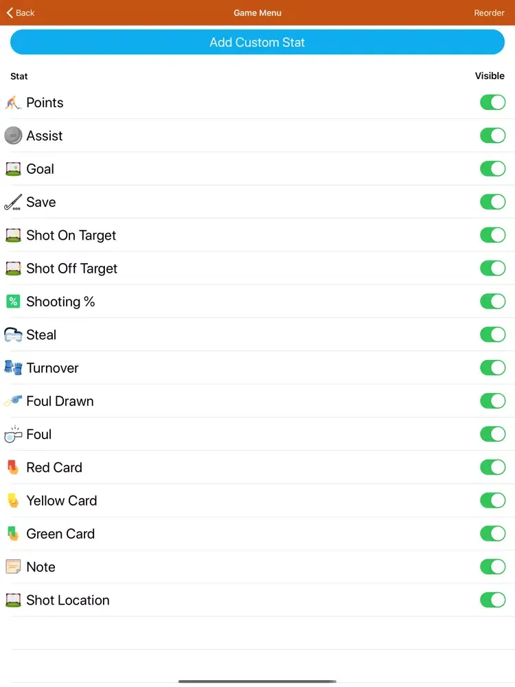 Capturas de pantalla de Field Hockey Stat Recorder3000 iPad 