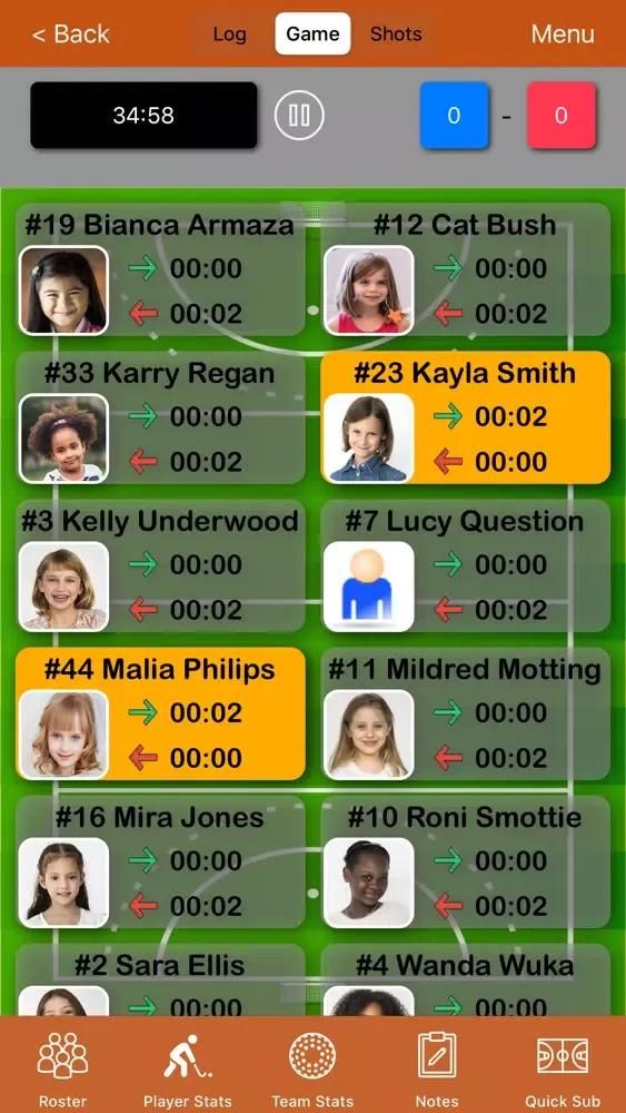 Capturas de pantalla de Field Hockey Stat Recorder3000
