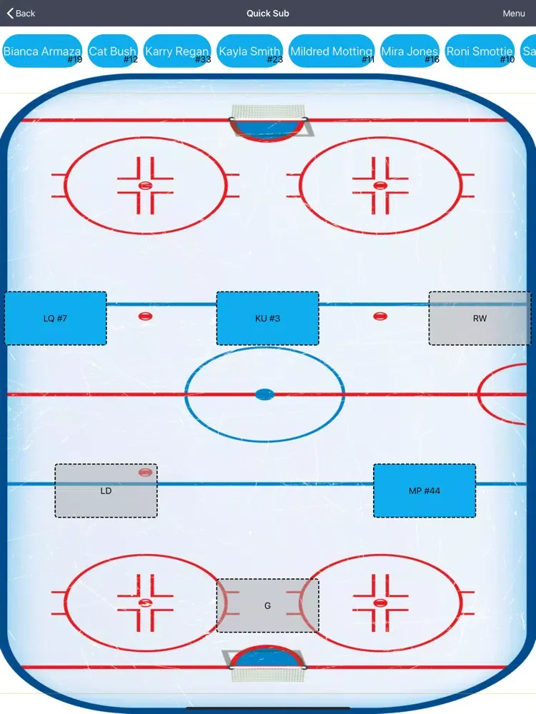 Скриншоты Hockey Stat Recorder 3000 iPad 