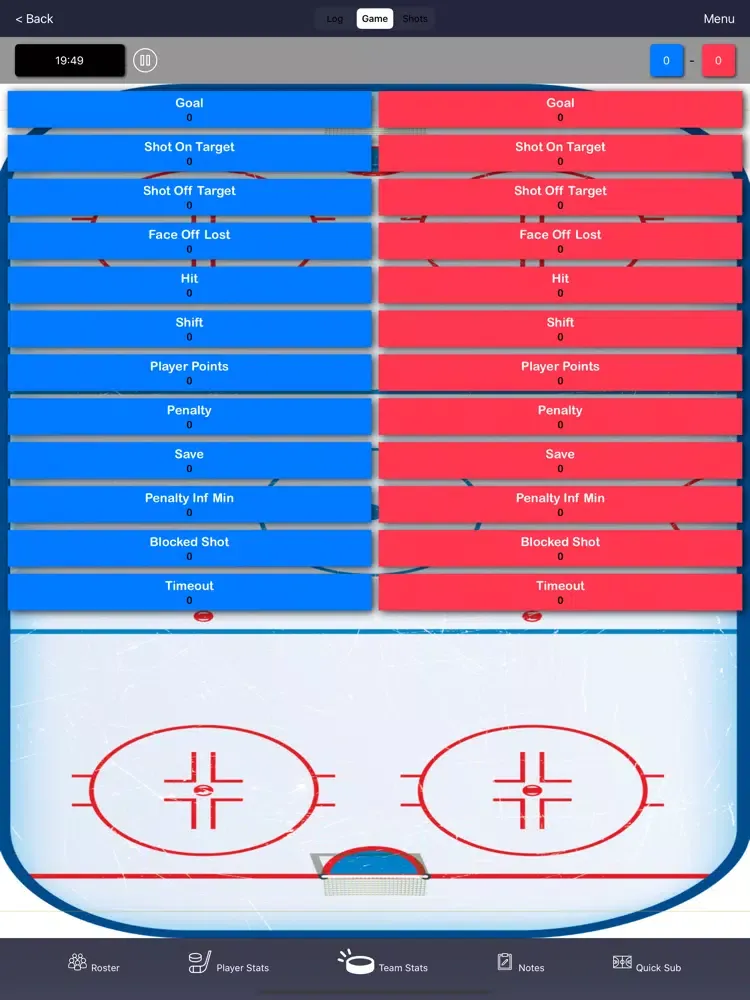Скриншоты Hockey Stat Recorder 3000 iPad 