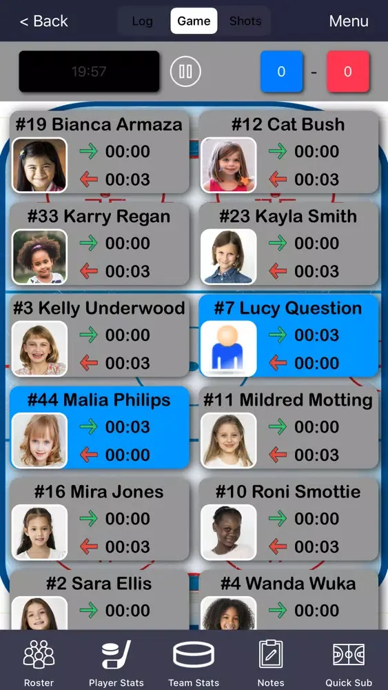 Скриншоты Hockey Stat Recorder 3000
