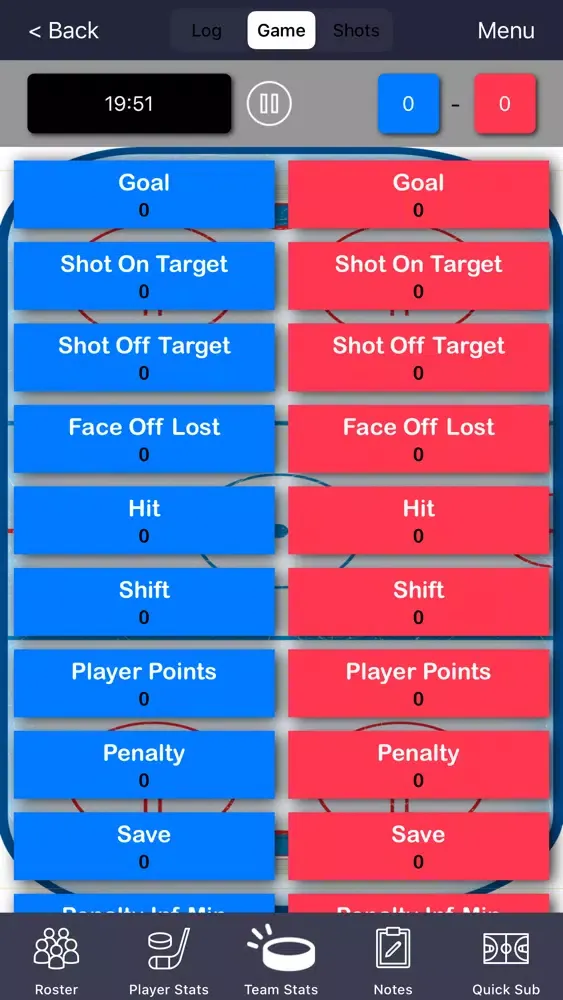 Скриншоты Hockey Stat Recorder 3000
