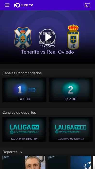 ELIGE TV Screenshots