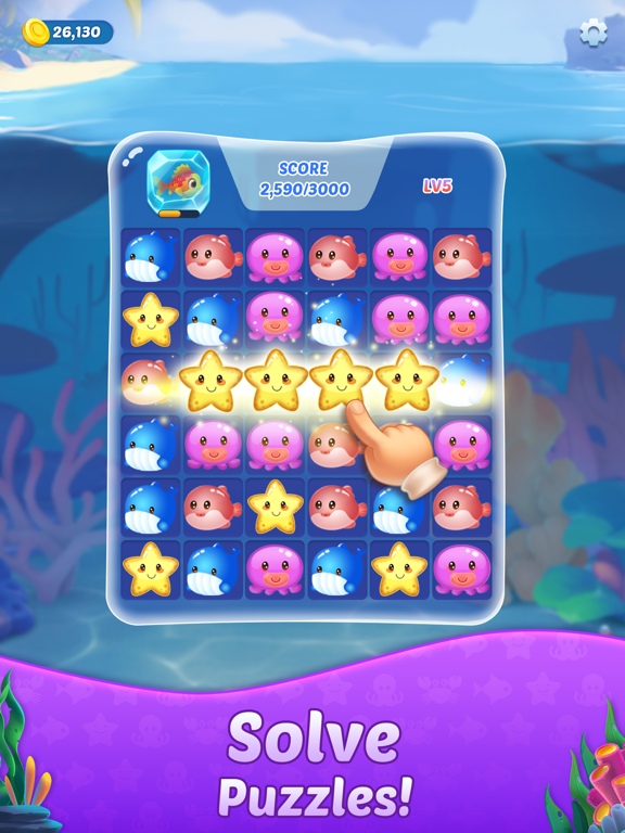 Ocean Crush: Blast Game iPad  Screenshots