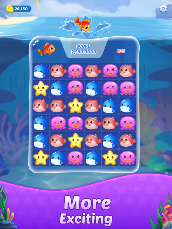 Ocean Crush: Blast Game iPad  Screenshots