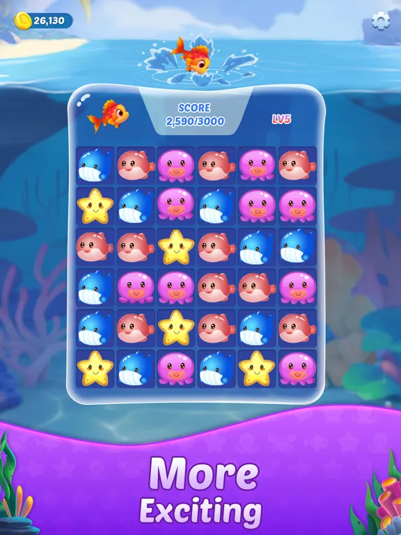 Tangkapan layar Ocean Crush: Blast Game iPad 