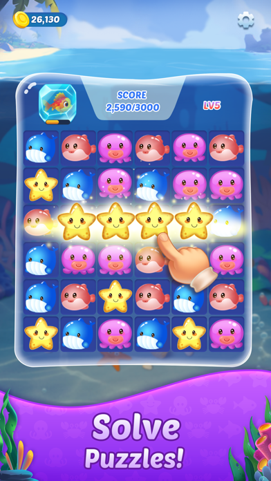 Ocean Crush: Blast Game Screenshots
