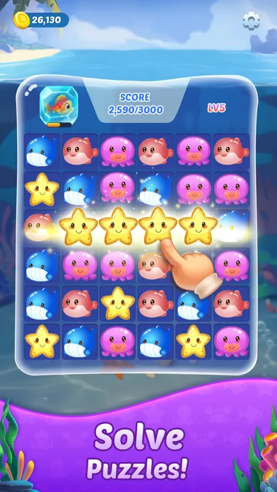 Tangkapan layar Ocean Crush: Blast Game