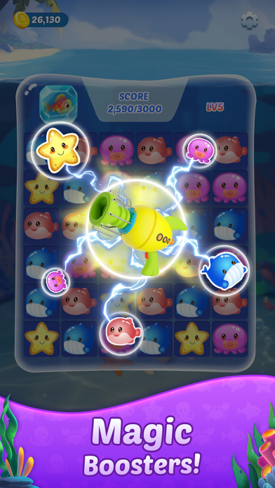 Ocean Crush: Blast Game Screenshots