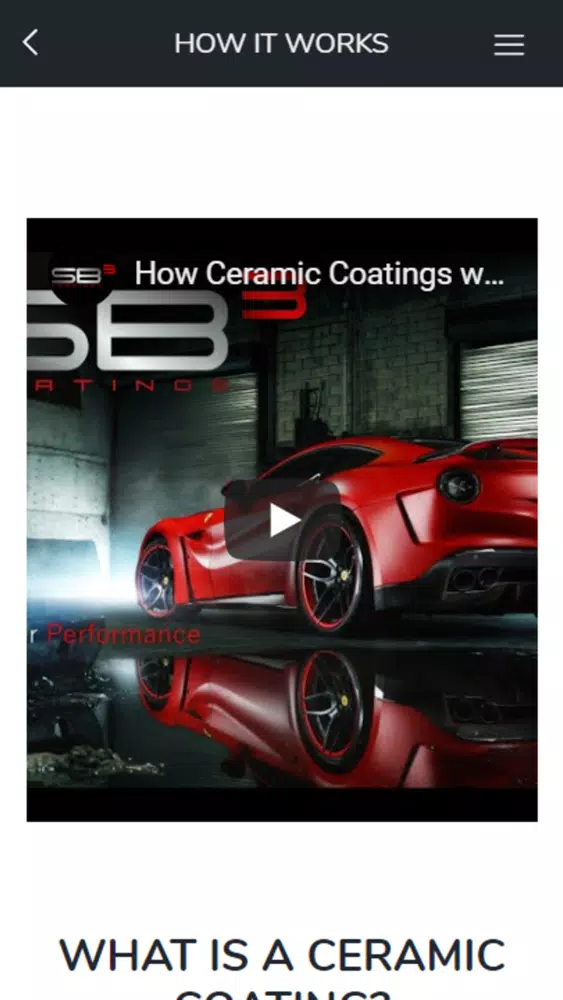 ภาพหน้าจอของ SB3 Coatings