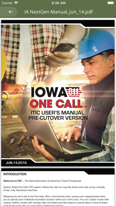 Iowa One Call 스크린샷