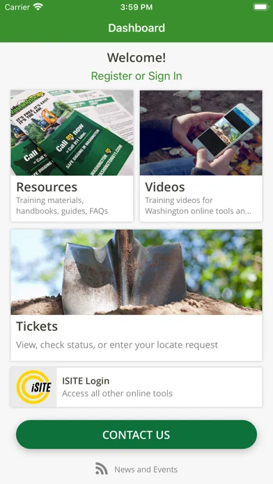 Screenshot di Dig Safe WA