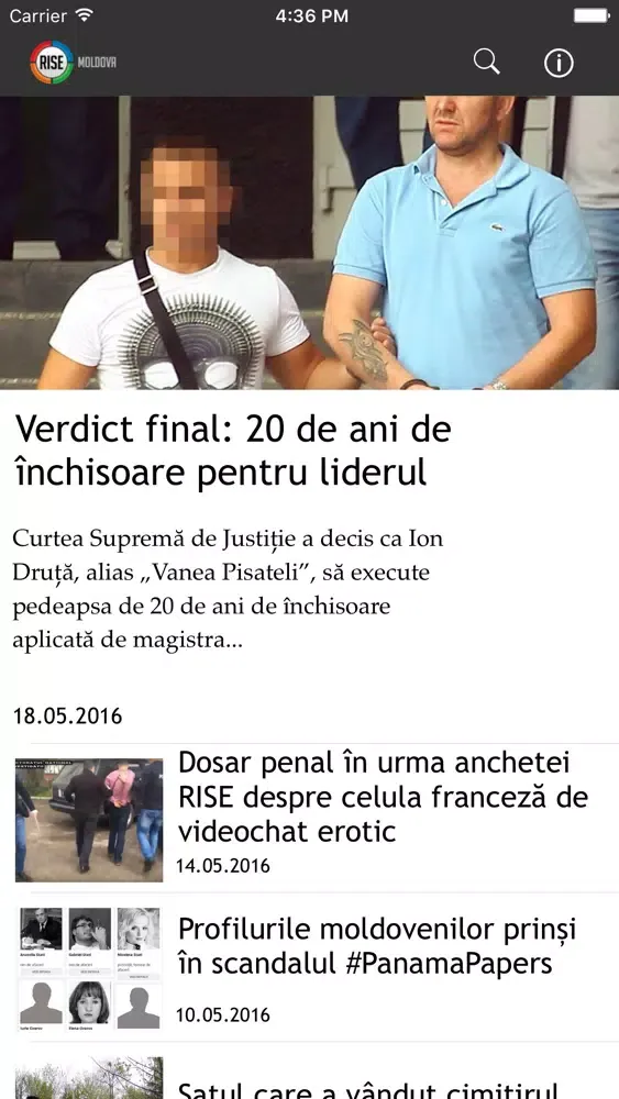 Screenshot di Rise Moldova