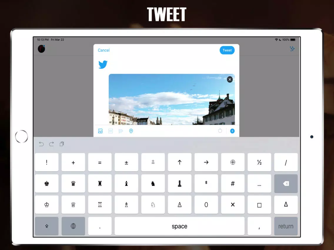 Capturas de tela do Chess Keyboard: Professional iPad 