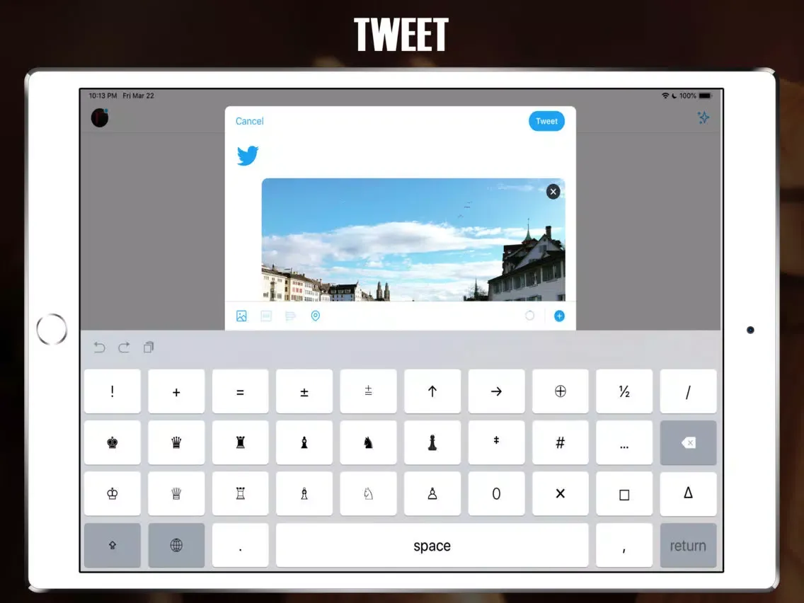 Tangkapan layar Chess Keyboard: Professional iPad 