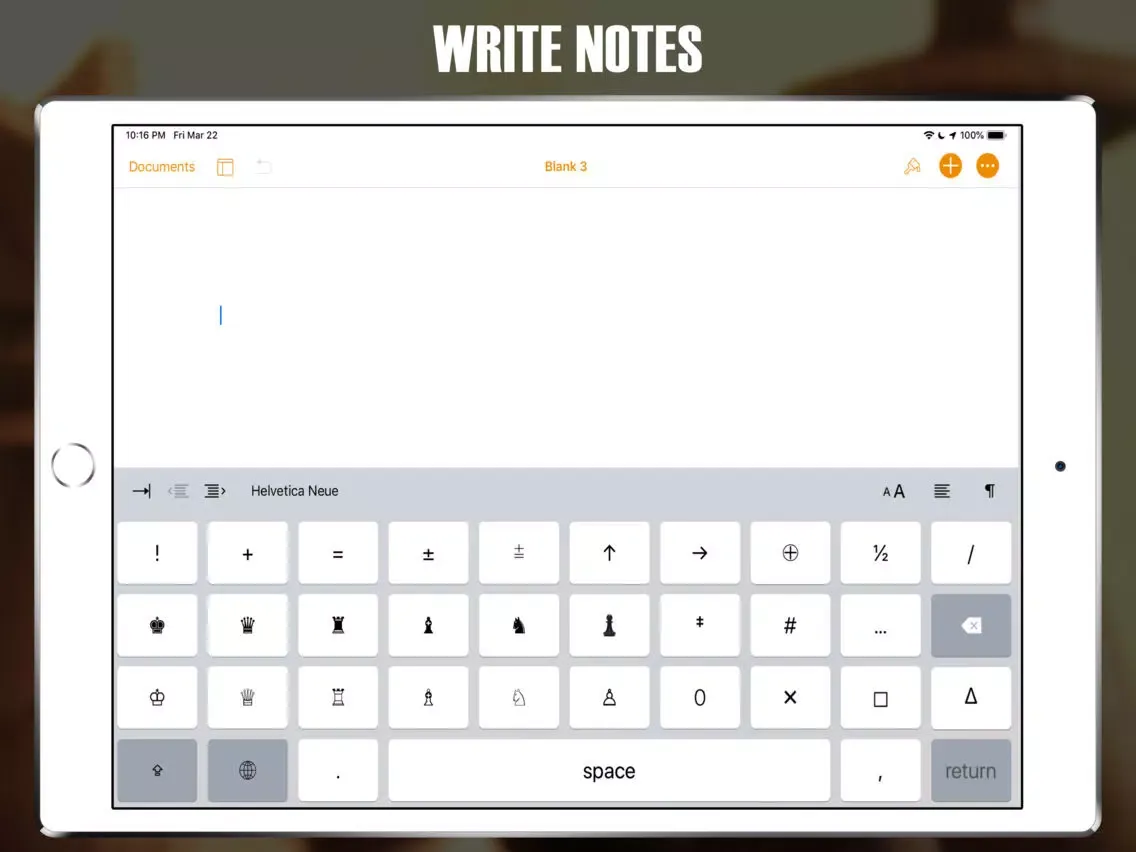 Tangkapan layar Chess Keyboard: Professional iPad 