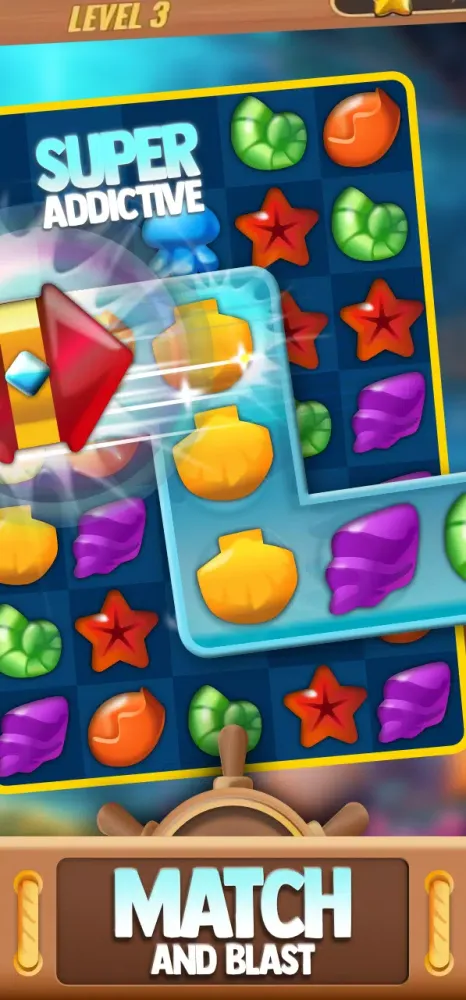 Ảnh chụp màn hình của Ocean Crush Blast