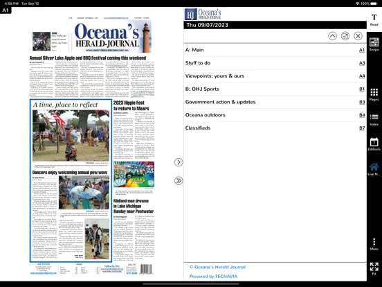 Oceana’s Herald-Journal iPad  স্ক্রিনশট