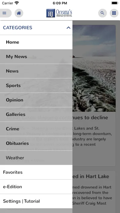 Oceana’s Herald-Journal স্ক্রিনশট