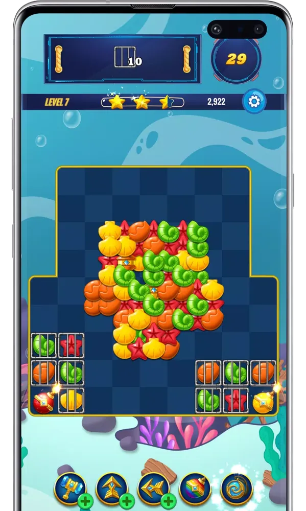 Ocean Crush Match 3 Screenshots