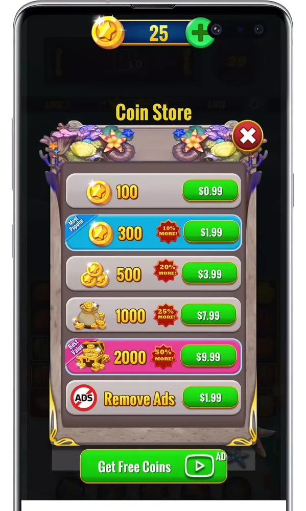 Ocean Crush Match 3 Screenshots