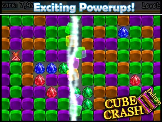 Capturas de tela do Cube Crash 2 Deluxe Same Game iPad 