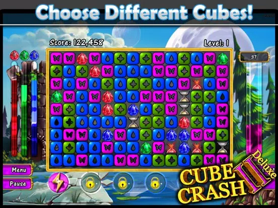 Capturas de tela do Cube Crash 2 Deluxe Same Game iPad 