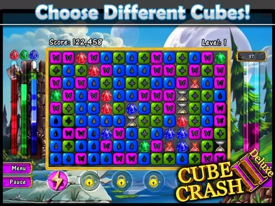 Tangkapan layar Cube Crash 2 Deluxe Same Game iPad 