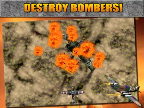 Strafe WW2 / WWII - Dogfighting Aces of the Second World War Plane Flying Game: USAF / RAF / Luftwaffe Pilots (1940 - 1945) iPad  سکرین شاٹس
