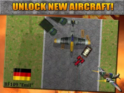 Strafe WW2 / WWII - Dogfighting Aces of the Second World War Plane Flying Game: USAF / RAF / Luftwaffe Pilots (1940 - 1945) iPad  سکرین شاٹس