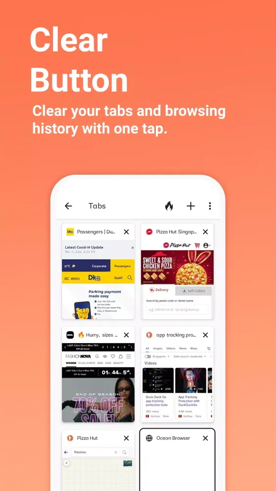 Secure Browser - Ocean Browser Screenshots