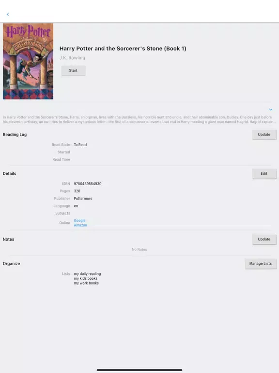 Screenshot di My Reading List - Good Read iPad 