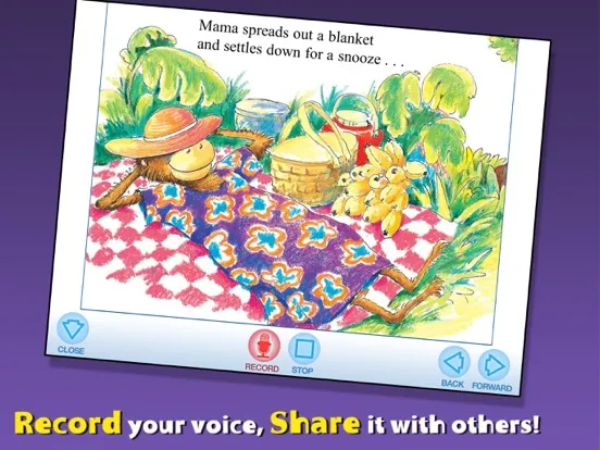 Ảnh chụp màn hình của 5 Monkeys Sitting in a Tree iPad 