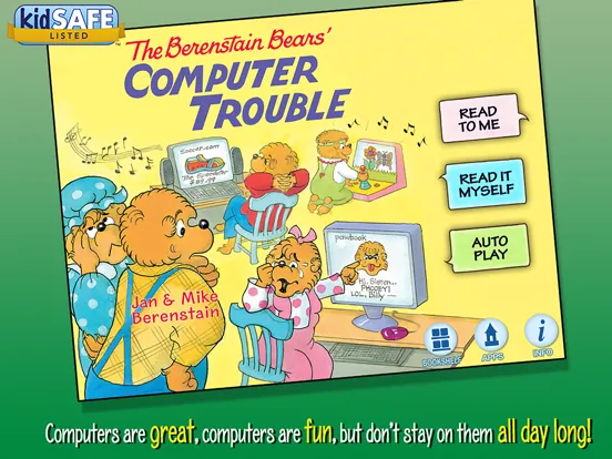 Berenstain Computer Trouble iPad  스크린샷
