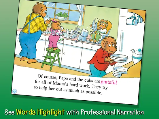 Screenshot di Berenstain Bears Go Out to Eat iPad 