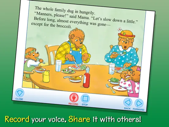 Screenshot di Berenstain Bears Go Out to Eat iPad 
