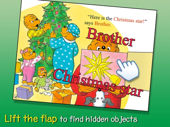 Capturas de tela do Berenstain Bears Trim the Tree iPad 