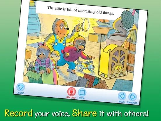 Capturas de tela do Berenstain Bears Trim the Tree iPad 