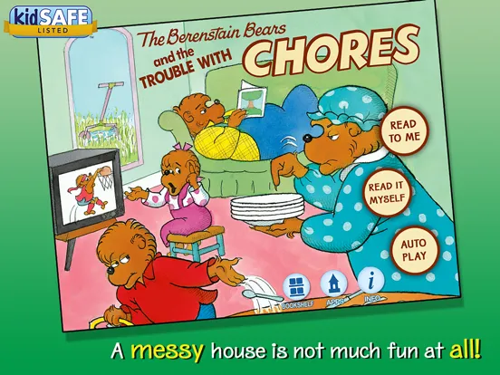 Capturas de pantalla de Berenstain Trouble with Chores iPad 