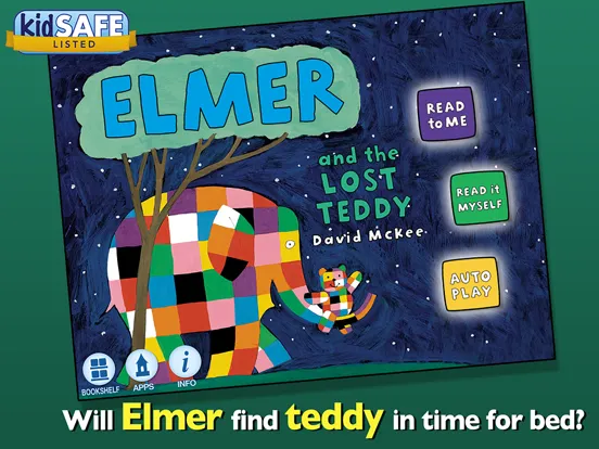 ภาพหน้าจอของ Elmer and the Lost Teddy iPad 