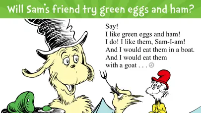 Tangkapan layar Green Eggs and Ham