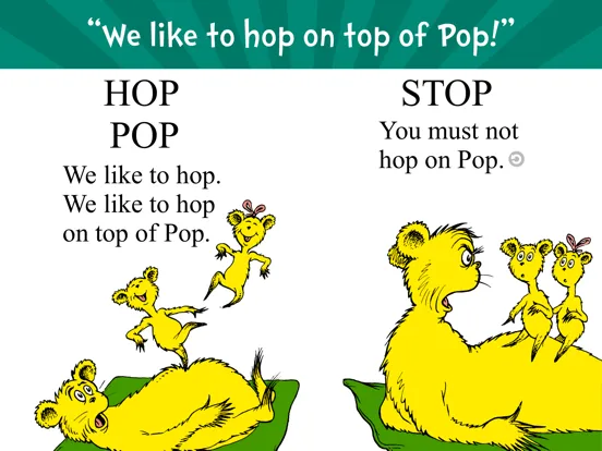 Скриншоты Hop on Pop by Dr. Seuss iPad 