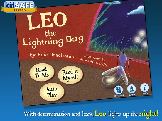 Capturas de tela do Leo the Lightning Bug iPad 