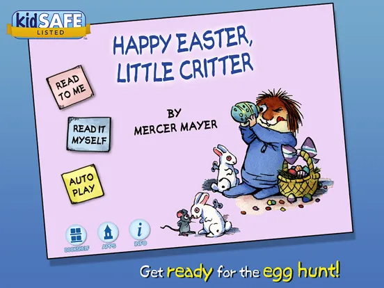 Ảnh chụp màn hình của Happy Easter, Little Critter iPad 